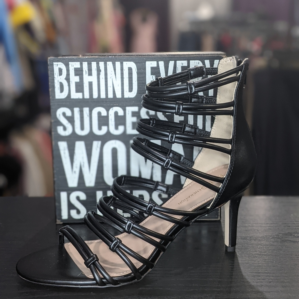 BCBG Generation Strappy Sandal Heel
